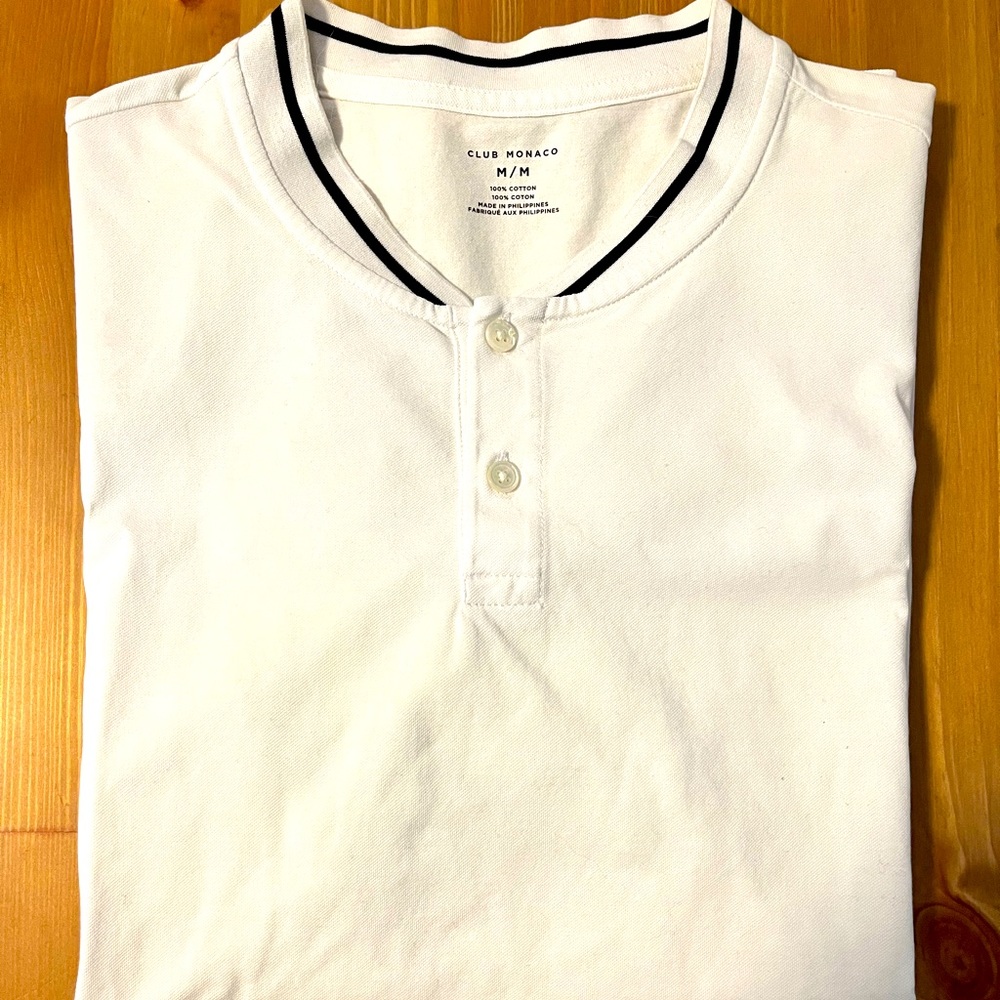 Men’s Club Monaco Cotton Mesh T-shirt